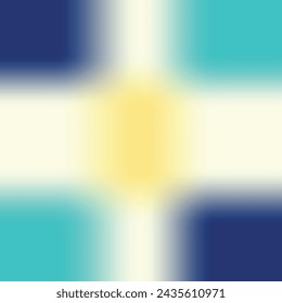 Fondo de malla de degradado borroso abstracto con formas horizontales en colores azul y amarillo.