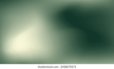 Abstract blurred gradient mesh background in green dark colors. Blurred gradient mesh background. Smooth gradient background with soft colors . Colorful smooth banner template