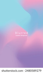 Abstract blurred gradient mesh background editable vector