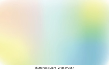 Abstract blurred gradient mesh background in bright Colorful smooth.