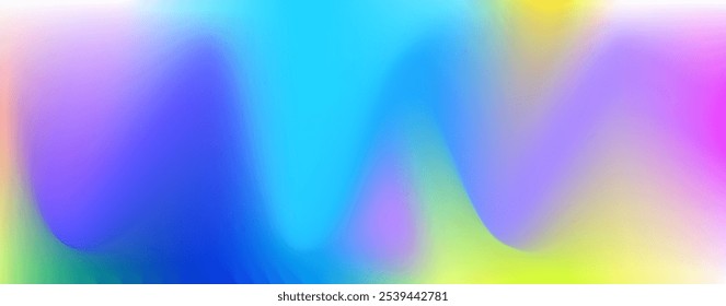 Fondo de malla de degradado Abstractas borroso en brillante Colorido liso. Ilustración vectorial de color suave fácil de editar, conveniente para el Fondo de pantalla, Anuncio, fondo, tarjeta, Ilustración vectorial del libro