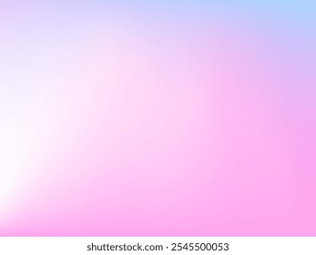 Fundo de malha de gradiente borrado abstrato. Colorido suave banner template.Trendy vetor criativo. Gradiente intenso do espectro holográfico em branco para cobertura.