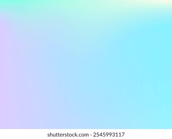 Abstract blurred gradient mesh background. Colorful smooth banner template.Trendy creative vector. Intense blank Holographic spectrum gradient for cover.