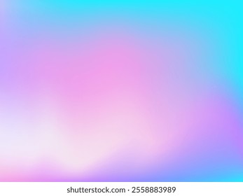 Abstract blurred gradient mesh background. Colorful smooth banner template.Trendy creative vector. Intense blank Holographic spectrum gradient for cover.