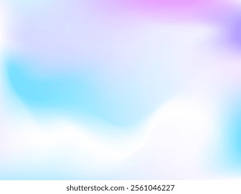 Abstract blurred gradient mesh background. Colorful smooth banner template.Trendy creative vector. Intense blank Holographic spectrum gradient for cover.