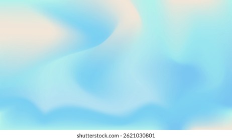 Abstract blurred gradient mesh background in summer colors. Vector illustration. soft summer concept for your graphic design, website design template, book cover, brochures, banner or poster.