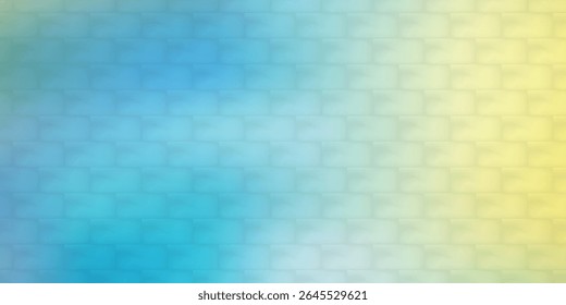 Abstract blurred gradient mesh background in blue and yellow colors of the Ukrainian national flag. Poster or banner template.