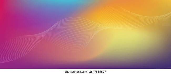 Abstract blurred gradient mesh background in bright Colorful smooth. Easy editable soft colored vector illustration, Suitable For Wallpaper, Banner, Background, Card, Book Illustration, landing page