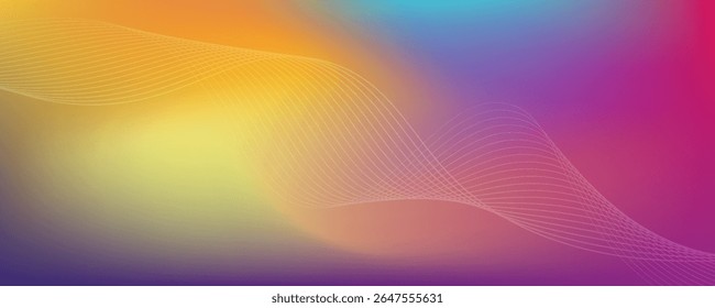 Abstract blurred gradient mesh background in bright Colorful smooth. Easy editable soft colored vector illustration, Suitable For Wallpaper, Banner, Background, Card, Book Illustration, landing page