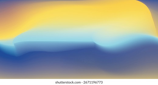 Abstrakte unscharfe Farbverlauf Mesh Hintergrund in blau und gelb moderne einfache Kunst schöne gute Tapete