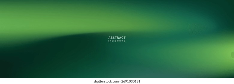 Abstractas fondo de malla de degradado borroso en verde. Ilustración vectorial