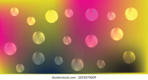 Abstract blurred gradient mesh background in blue and yellow colors of the Ukrainian national flag.  design vector illustration