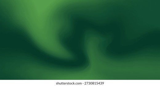 Abstract blurred gradient mesh background in green.

