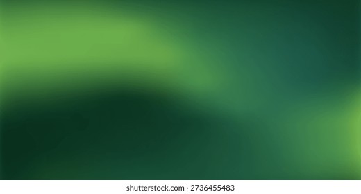 Abstract blurred gradient mesh background in green. Abstract blurred gradient mesh background in green.