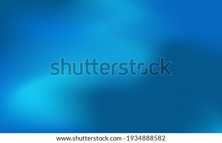Abstract blurred gradient mesh background in ice blue colors. Vector illustration. Frozen blue color concept for your graphic design, website design template, book cover, brochures, banner or poster. 