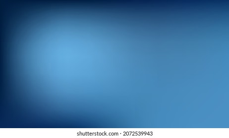 Abstract blurred gradient mesh color background. Smooth soft vector color blend gradient trendy blue background