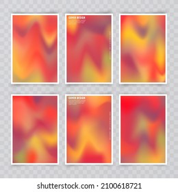 Abstract blurred gradient mesh color background. Smooth soft vector color blend gradient trendy background