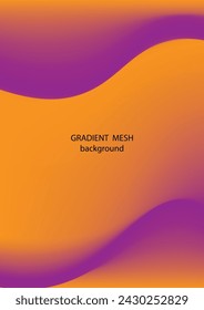 Abstract Blurred gradient mesh colorful rainbow background. Mesh background of rainbow colors. Vector illustration