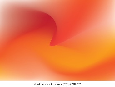 Abstract Blurred gradient mesh orange background. Mesh background for halloween. Vector illustration