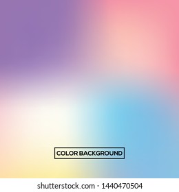 abstract blurred gradient mesh vector. bright rainbow color background template