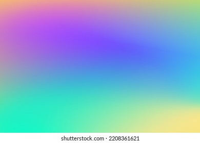 Abstract blurred gradient pastel color palette. Texture decorative elements with gradient and freedom style. Vector