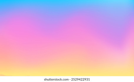 Fundo de cores pastel do gradiente borrado abstrato para o design da Web Gradiente colorido