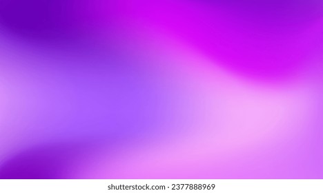 Resumen degradado de fondo violeta borroso con colores brillantes. Coloridas ilustraciones lisas, para su diseño gráfico, plantilla, papel pintado, banner, afiche o sitio web