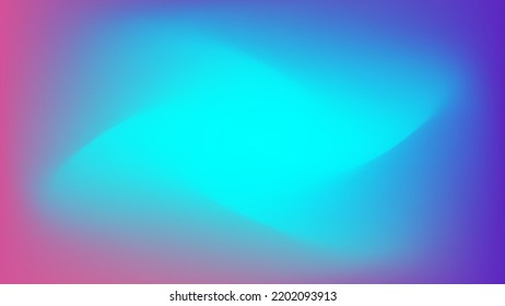 Abstract blurred gradient with transitions of pink, yellow and blue colors. Modern graphic background of a website, banner, phone. Vector illustr