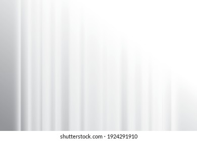 Abstract blurred gradient white and gray background. Vector illustration.