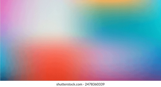 abstract blurred grainy gradient background colorful digital grain soft noise effect pattern lo fi multicolor vintage retro vhs glitch texture