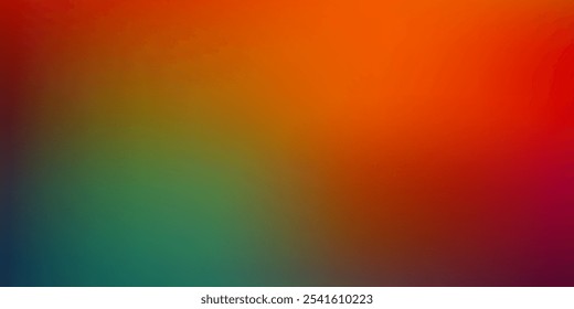 Abstract blurred grainy gradient background texture. Colorful digital grain soft noise effect pattern. Lo-fi multicolor vintage retro.