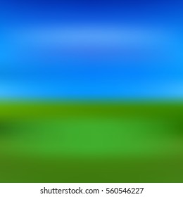 abstract blurred grass and blue sky nature outdoor landscape