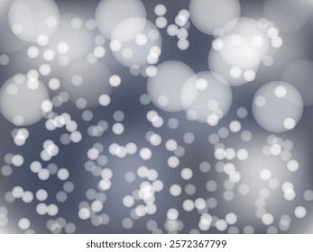 Abstract blurred gray and white bokeh background concept