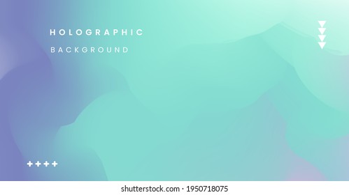 Abstrakter, unscharfer holografischer Hintergrund, Vektorgrafik