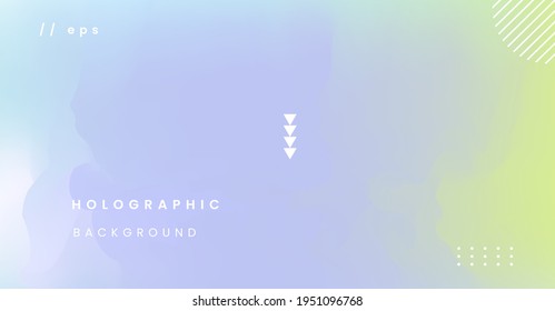 Abstract Blurred Holographic Background vector