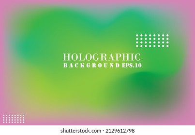 ABSTRACT blurred HOLOGRAPHIC gradient background vector