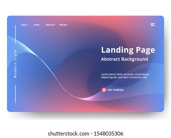 Abstract blurred holographic gradient effect background. Concepts for website and mobile app development.