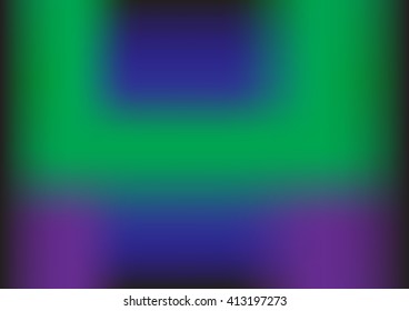 Abstract blurred  light background with green