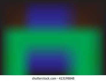 Abstract blurred light background with green