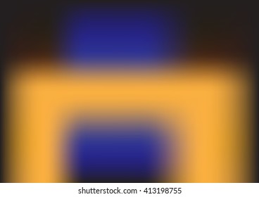 Abstract blurred light background with orange