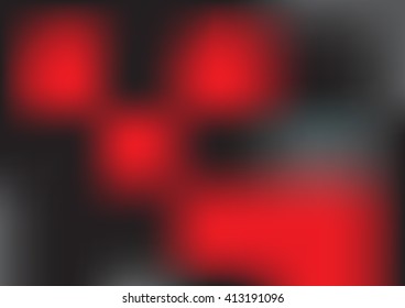 Abstract blurred light background with red