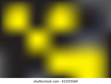 Abstract blurred light background with yellow