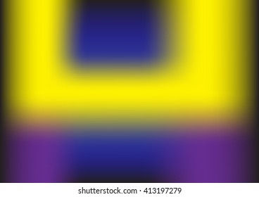Abstract blurred  light background with yellow