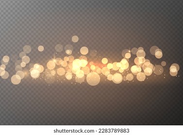abstract blurred light element. Bokeh lights decoration or background 
