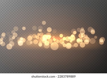 abstract blurred light element. Bokeh lights decoration or background 