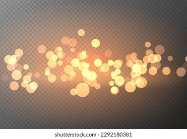 abstract blurred light element. Bokeh Defocused lights decoration or background 