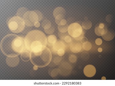 abstract blurred light element. Bokeh lights decoration or background 