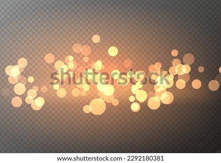 abstract blurred light element. Bokeh Defocused lights decoration or background 