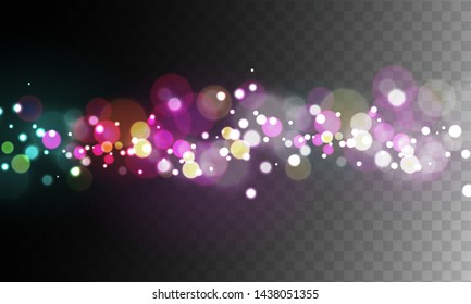 abstract blurred light element that can be used for cover decoration bokeh colorful background with yellow color