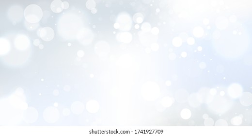 abstract blurred light element that can be used for cover decoration bokeh background with blue color